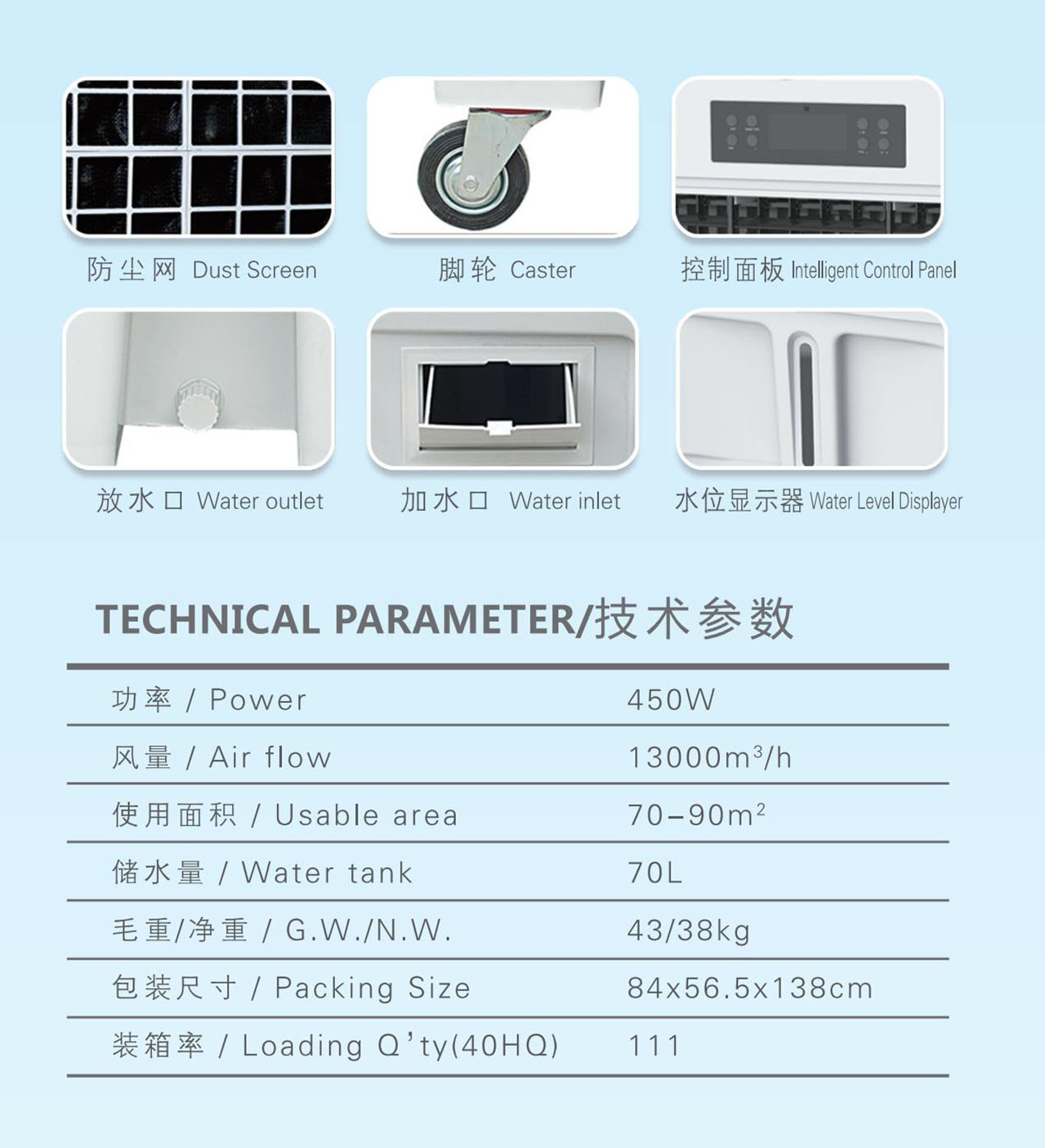 YL130移動式冷風(fēng)機(jī)